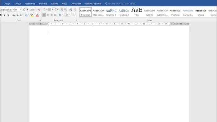 Thao tác đầu tiên khi tạo Bookmark trong Word