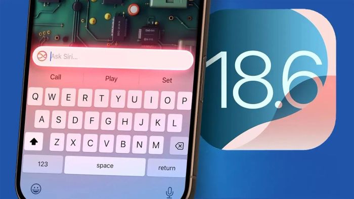 Apple chính thức ra mắt iOS 18.6 RC