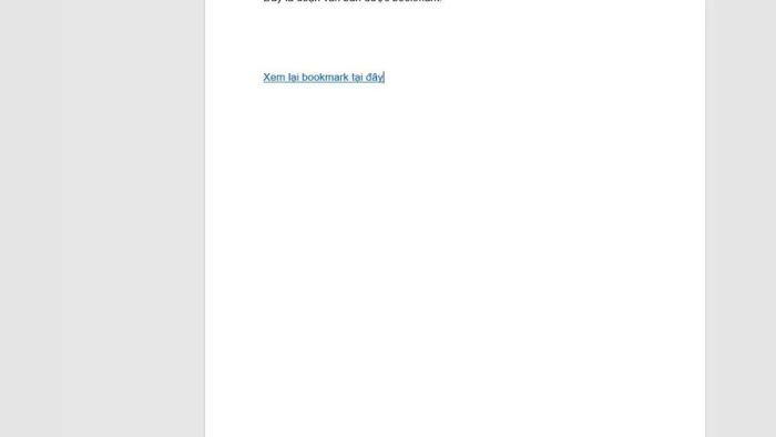 Quy trình xóa Bookmark trong Word - Bước khởi đầu