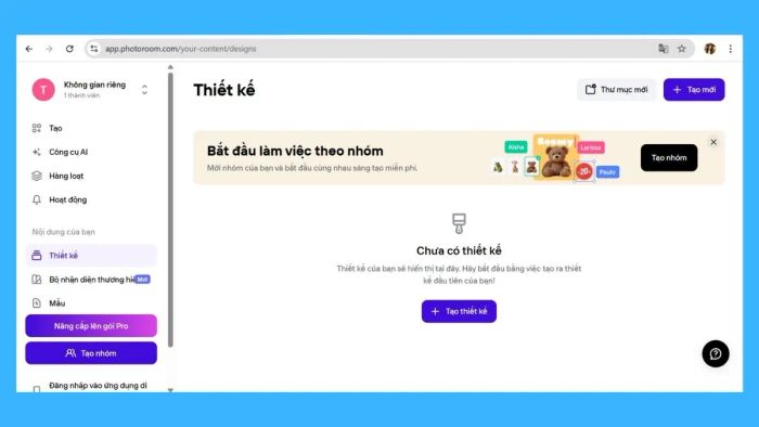 Hướng dẫn đăng ký PhotoRoom miễn phí - Bước 3