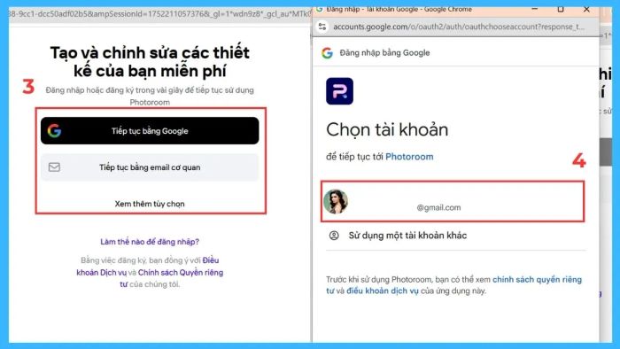 Hướng dẫn đăng ký tài khoản PhotoRoom miễn phí - Bước 2