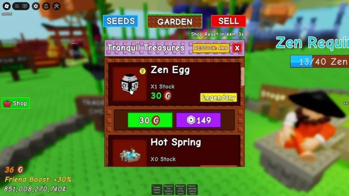 Hướng dẫn nhận Đột biến Tĩnh Lặng trong Grow a Garden Roblox