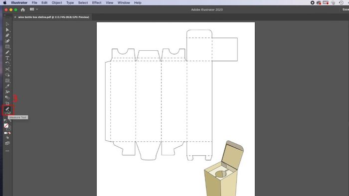 Hướng dẫn sử dụng Measure Tool đo kích thước trong Illustrator - Phần 2
