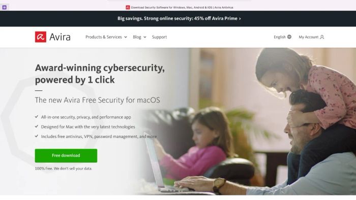 Hướng dẫn tải và cài đặt Avira Antivirus - Thực hiện bước 1