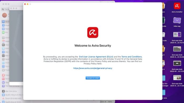 Hướng dẫn cài đặt Avira Antivirus - Thực hiện bước 5