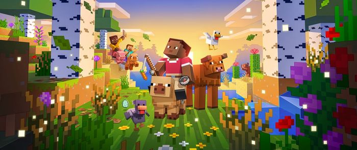 Minecraft chính thức kết hợp cùng thế giới Xì Trum