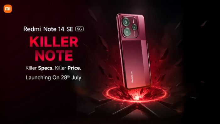 Ngày 28/7 sẽ chứng kiến sự xuất hiện của Redmi Note 14 SE 5G