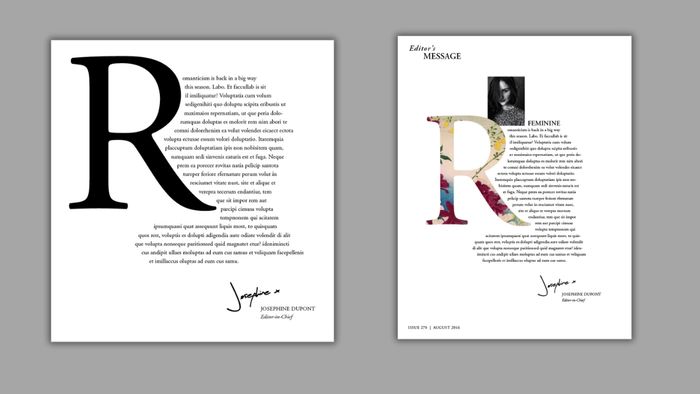 Phương pháp sử dụng Drop cap InDesign đạt hiệu quả cao