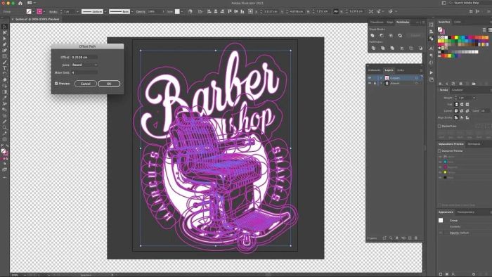 Những điều cần ghi nhớ khi sử dụng Offset Path trong Illustrator