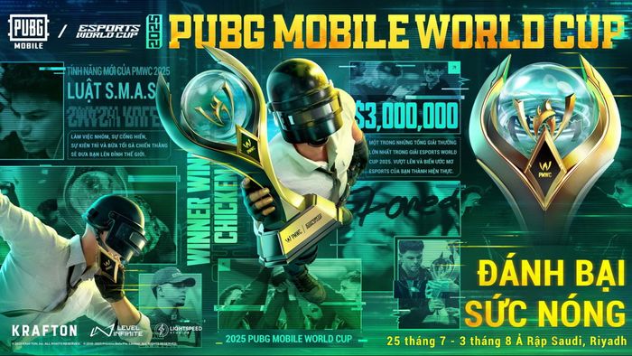 Việt Nam tự hào có Team Secret tham dự giải đấu PUBG Mobile World Cup 2025