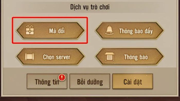 Hướng dẫn thực hiện bước 2 nhập mã Tân Chân Long