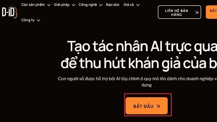 Hướng dẫn đăng ký D ID - Bước đầu tiên