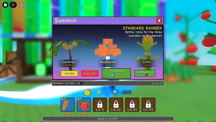 Mã Garden Tower Defense cập nhật mới nhất