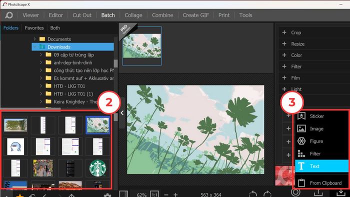 Hướng dẫn đóng dấu logo bằng PhotoScape - bước thứ hai