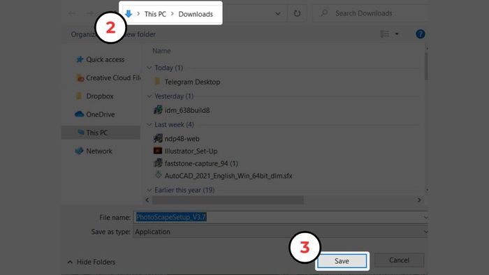 Quy trình tải và setup Photoscape - bước thứ hai