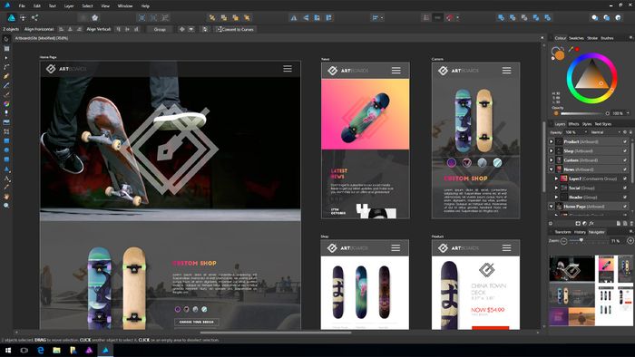 Kho tài nguyên bổ trợ cho Affinity Designer