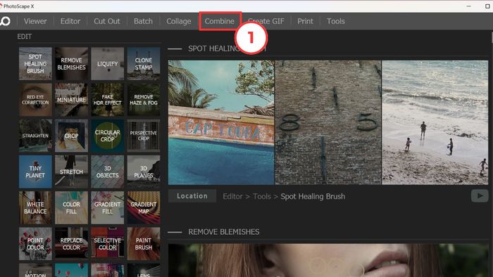 Các bước tạo ảnh ghép bằng PhotoScape - bước khởi đầu