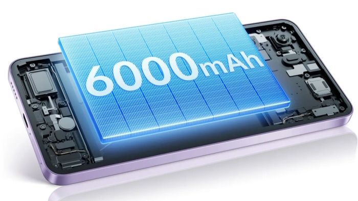 vivo Y400 được trang bị viên pin khủng 6000 mAh cho thời lượng sử dụng ấn tượng