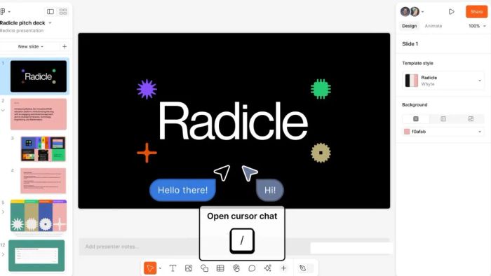 Tính năng làm việc nhóm trực tuyến của Figma
