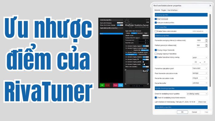 Đánh giá ưu nhược điểm RivaTuner
