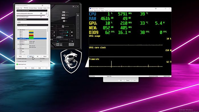 Đối chiếu chi tiết giữa RivaTuner và MSI Afterburner