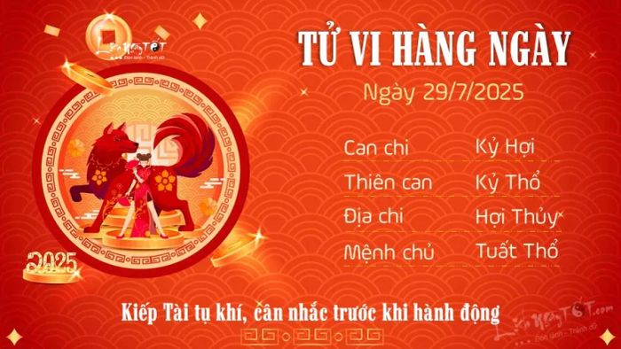 11 Tu vi 29-7-2025 - Tuat