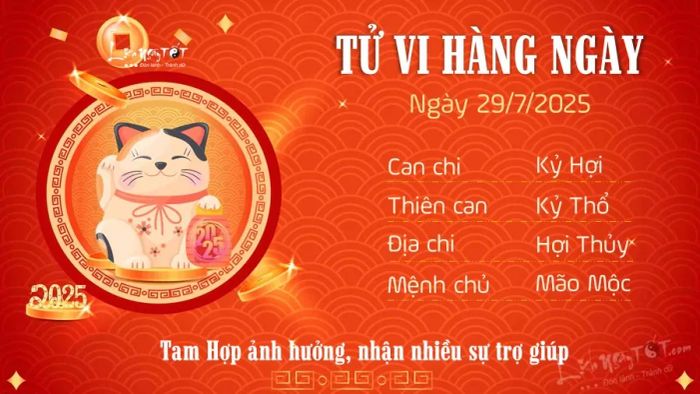 4 Tu vi 29-7-2025 - Mao