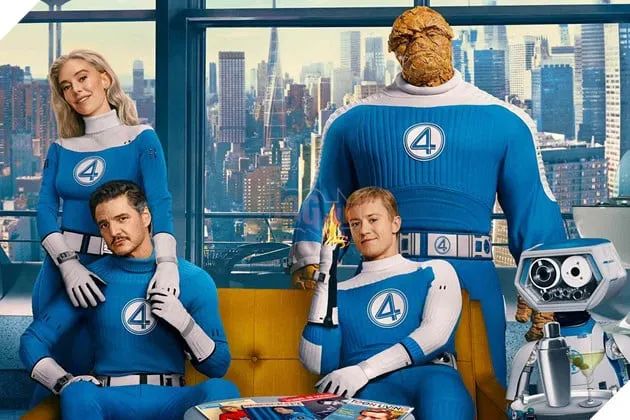 Những hình ảnh đầu tiên từ tác phẩm The Fantastic Four: First Steps
