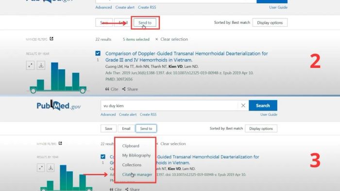 Cách thức chia sẻ tài liệu y học từ PubMed