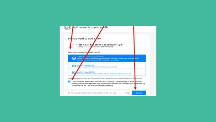 Hướng dẫn xuất bản và tổ chức thư viện ResearchGate phần 3