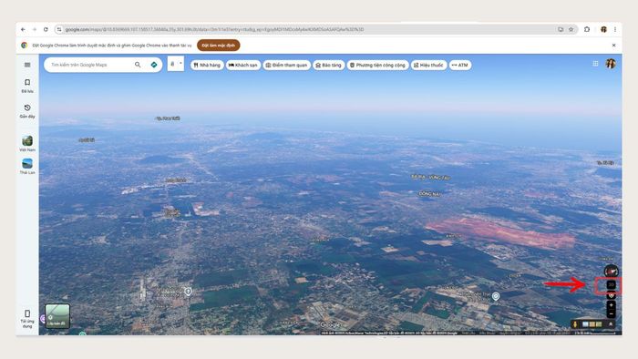 Hướng dẫn chi tiết sử dụng chế độ 3D Google Maps trên PC phần 3