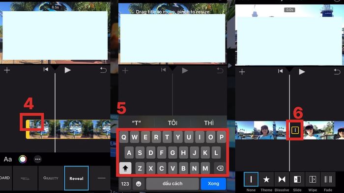 Quy trình chỉnh sửa video cơ bản với iMovie trên thiết bị iPhone/iPad