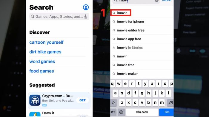 Chi tiết các bước download và cài đặt ứng dụng iMovie trên thiết bị iPhone/iPad