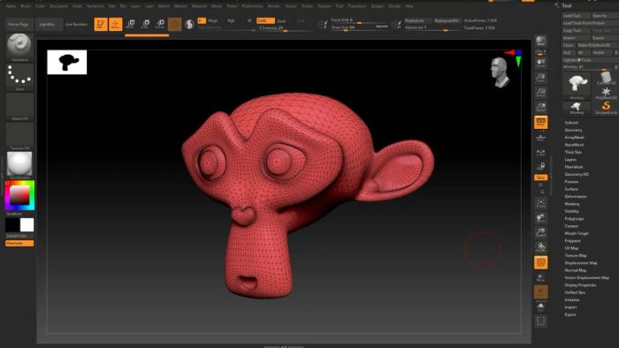 Yêu cầu tối thiểu RAM 4GB trở lên để cài đặt và chạy ZBrush mượt mà