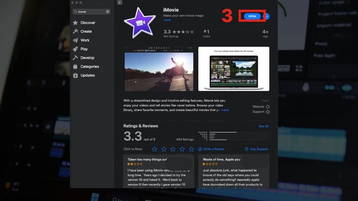 Các bước tải và cài đặt ứng dụng iMovie trên máy tính Mac