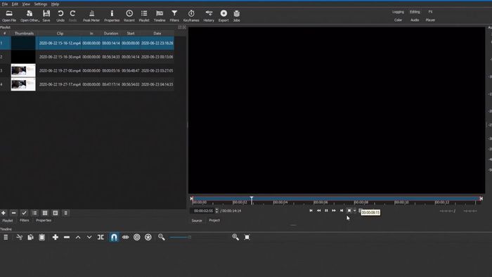 Các bước biên tập video cơ bản với Shotcut