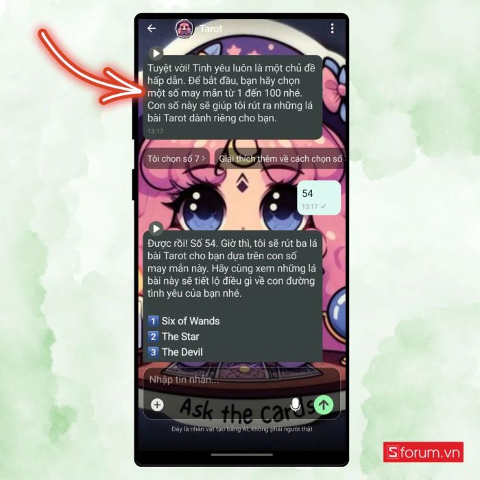 Trải nghiệm bói bài tarot ảo độc đáo