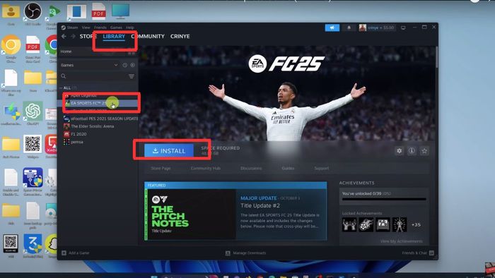 Hướng dẫn tải EA Sports FC™ 25 trên PC - Bước thứ ba