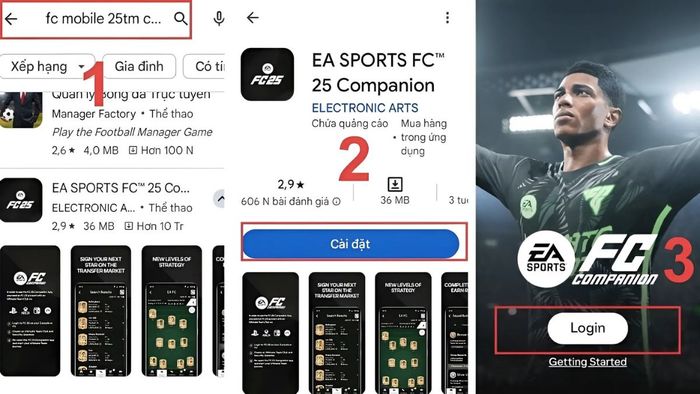 Hướng dẫn tải EA Sports FC™ 25 trên hệ điều hành Android