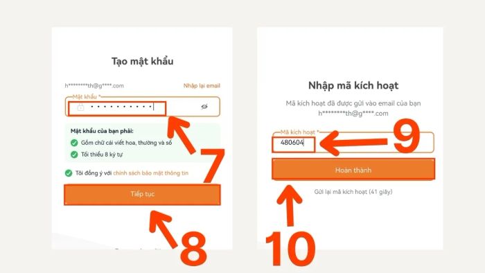 Hướng dẫn đăng ký tài khoản Tam Quốc Huyễn Tướng - bước 3