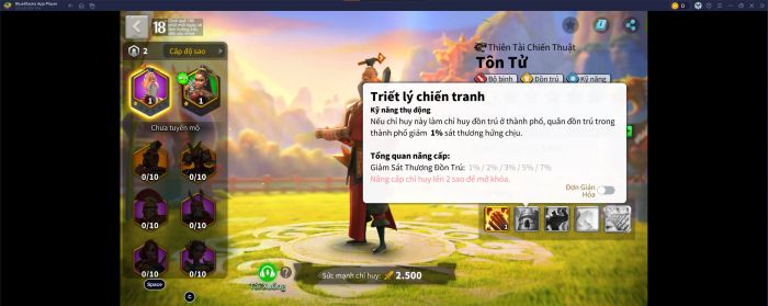 Rise of Kingdoms - Gamota: Chiến thuật tối ưu hóa hiệu quả tướng Tôn Tử