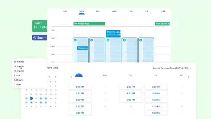 Khả năng hiển thị lịch đa dạng trên Google Calendar