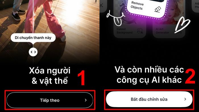 Thực hiện bước thứ hai đăng ký trên điện thoại