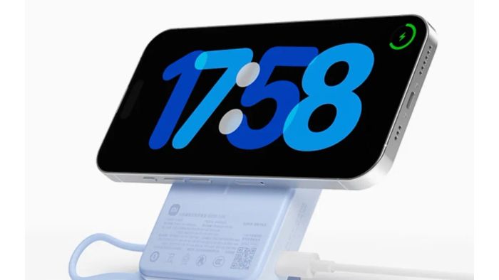 Magnetic Power Bank Stand được thiết kế để tương thích tối ưu với công nghệ MagSafe trên các dòng điện thoại.