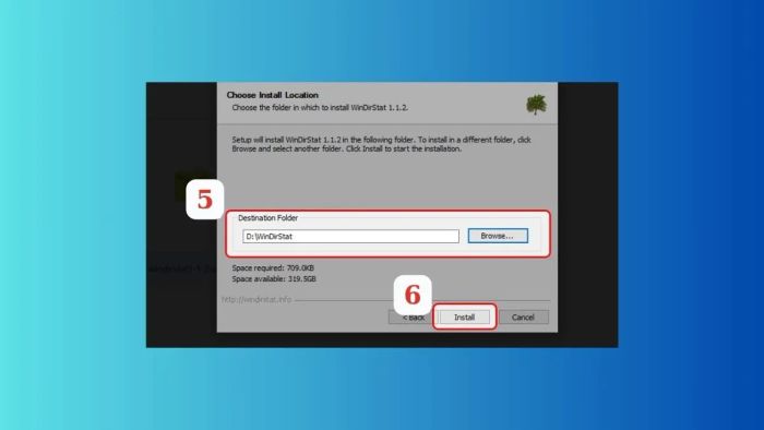 Hướng dẫn download và setup WinDirStat - phần 3
