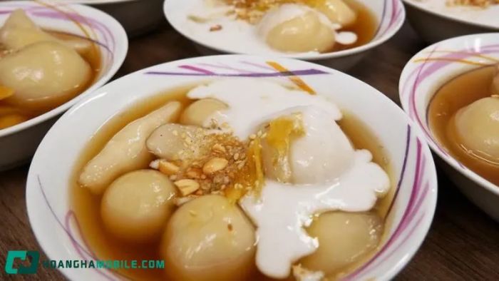 công thức chè trôi nước sầu riêng thơm ngon