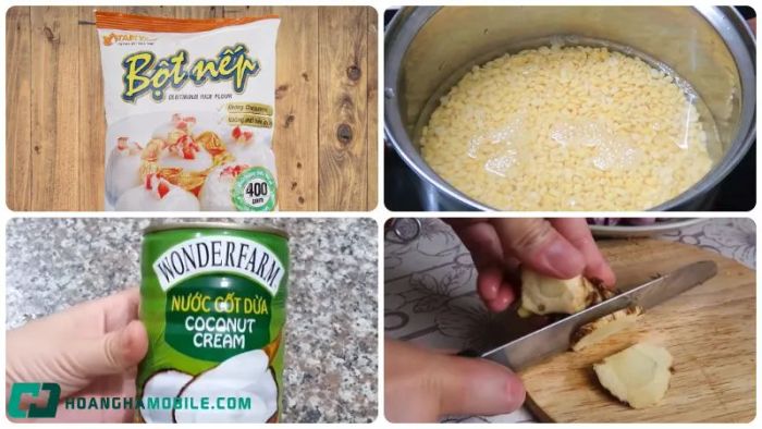 hướng dẫn làm chè trôi nước tam sắc