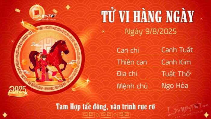 7 Tu vi hang ngay 9-8-2025 - Ngo