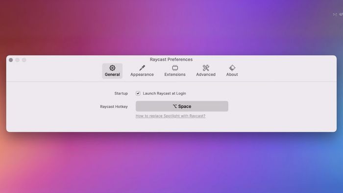 Hướng dẫn thiết lập Raycast - phần 3