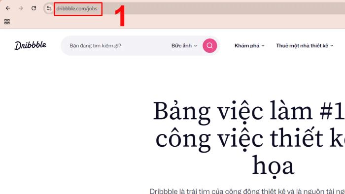 Hướng dẫn tìm việc trên Dribbble - Phần 1